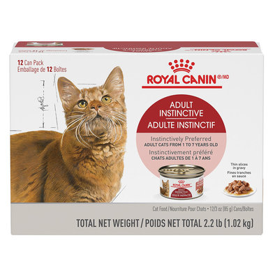 Royal Canin, Feline Health Nutrition - Adult Instinctive - 85 g x 12 pk - Wet Cat Food