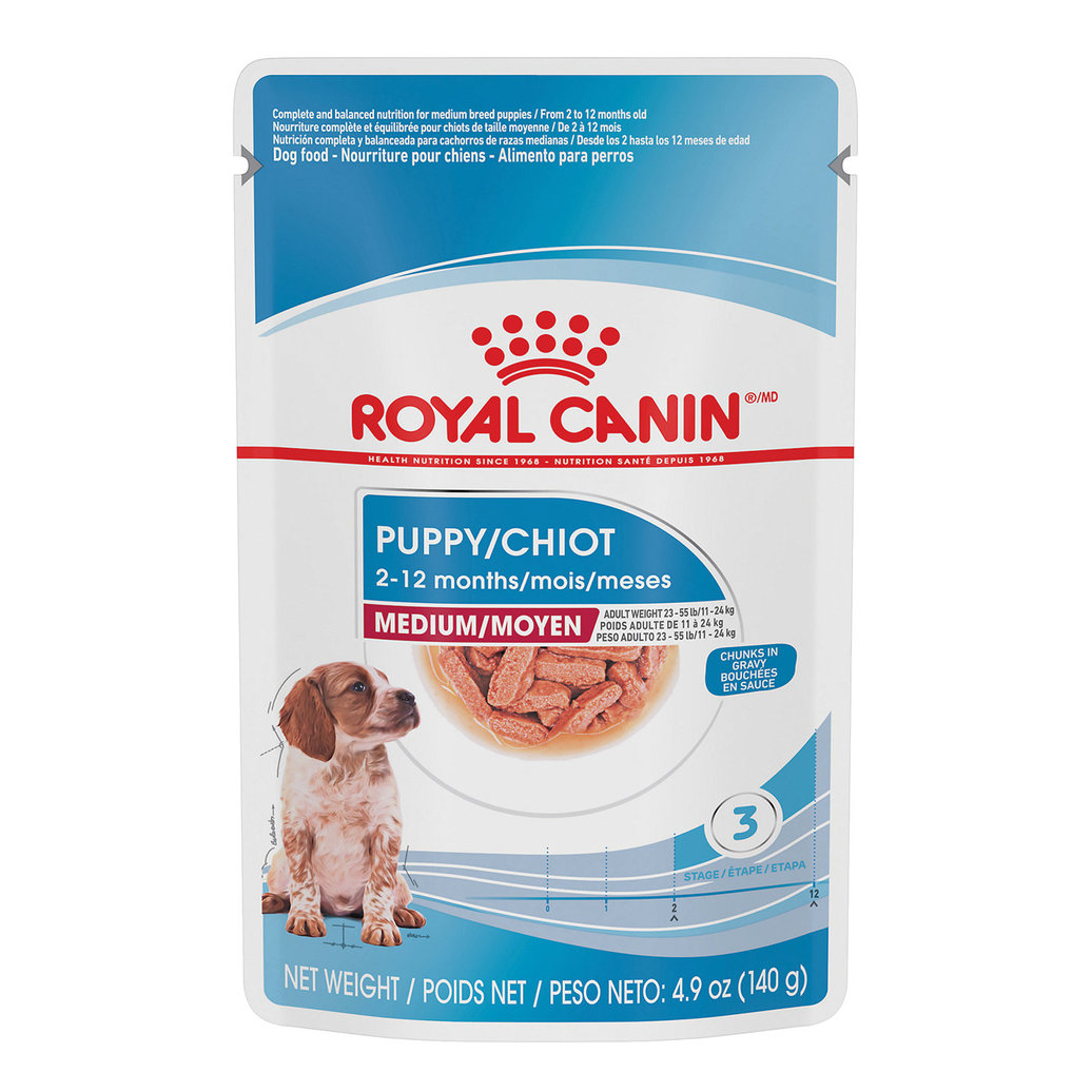 View larger image of Royal Canin, Pouch, Puppy - Medium - 140 g - Wet Dog Food