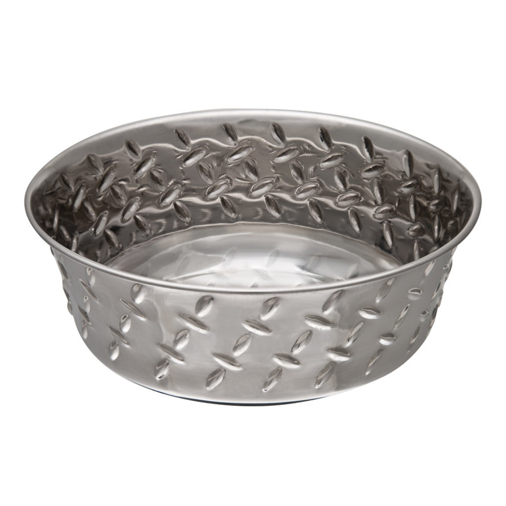 View larger image of Diamond Plate Bowl With Non-Skid Bottom