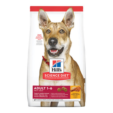 Adult Chicken & Barley Recipe Dry Dog Food, 15 lb Bag