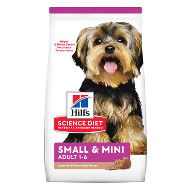Science Diet, Adult Small & Mini Lamb Meal & Brown Rice Recipe Dry Dog Food, 2.04 kg - Dry Dog Food