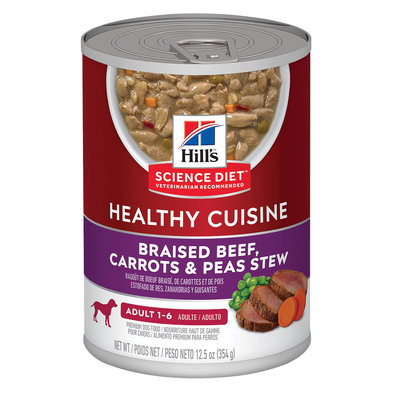 Adult Healthy Cuisine - Braised Beef, Carrots & Peas Stew