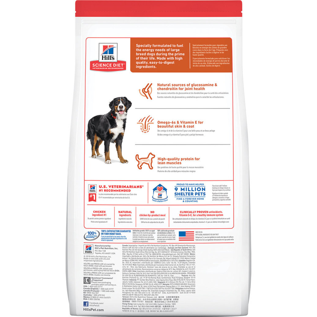 View larger image of Adult Large Breed Chicken & Barley Recipe Dry Dog Food, 15.9 kg