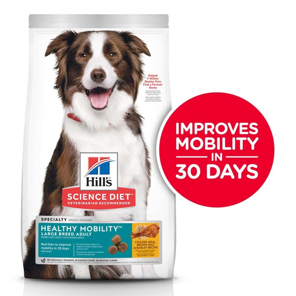 View larger image of Adult Healthy Mobility Large Breed Chicken Meal, Rice & Barley Dry Dog Food