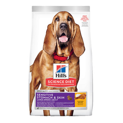 Adult Sensitive Stomach & Skin Large Breed Chicken Recipe Dry Dog Food