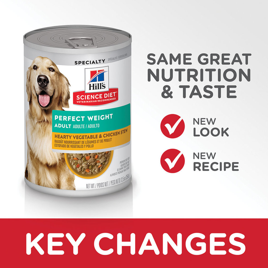 View larger image of Adult Perfect Weight Vegetable & Chicken Stew Canned Dog Food for healthy weight, 354g
