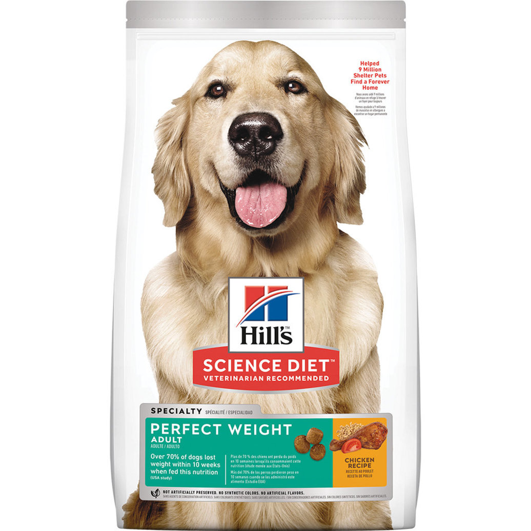 View larger image of Science Diet, Adult Perfect Weight Chicken Recipe Dry Dog Food for healthy weight and weight management