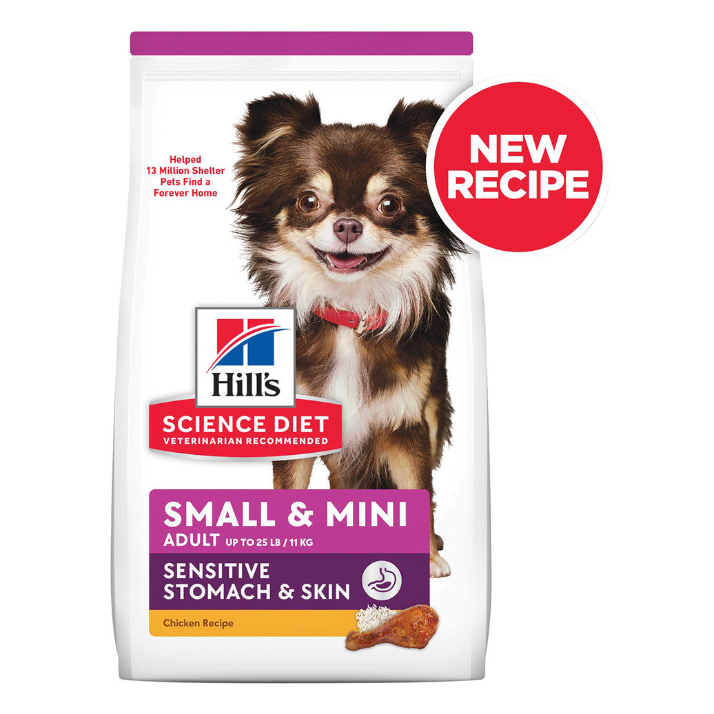 View larger image of Science Diet, Adult Sensitive Stomach & Skin Small & Mini Chicken Recipe Dry Dog Food
