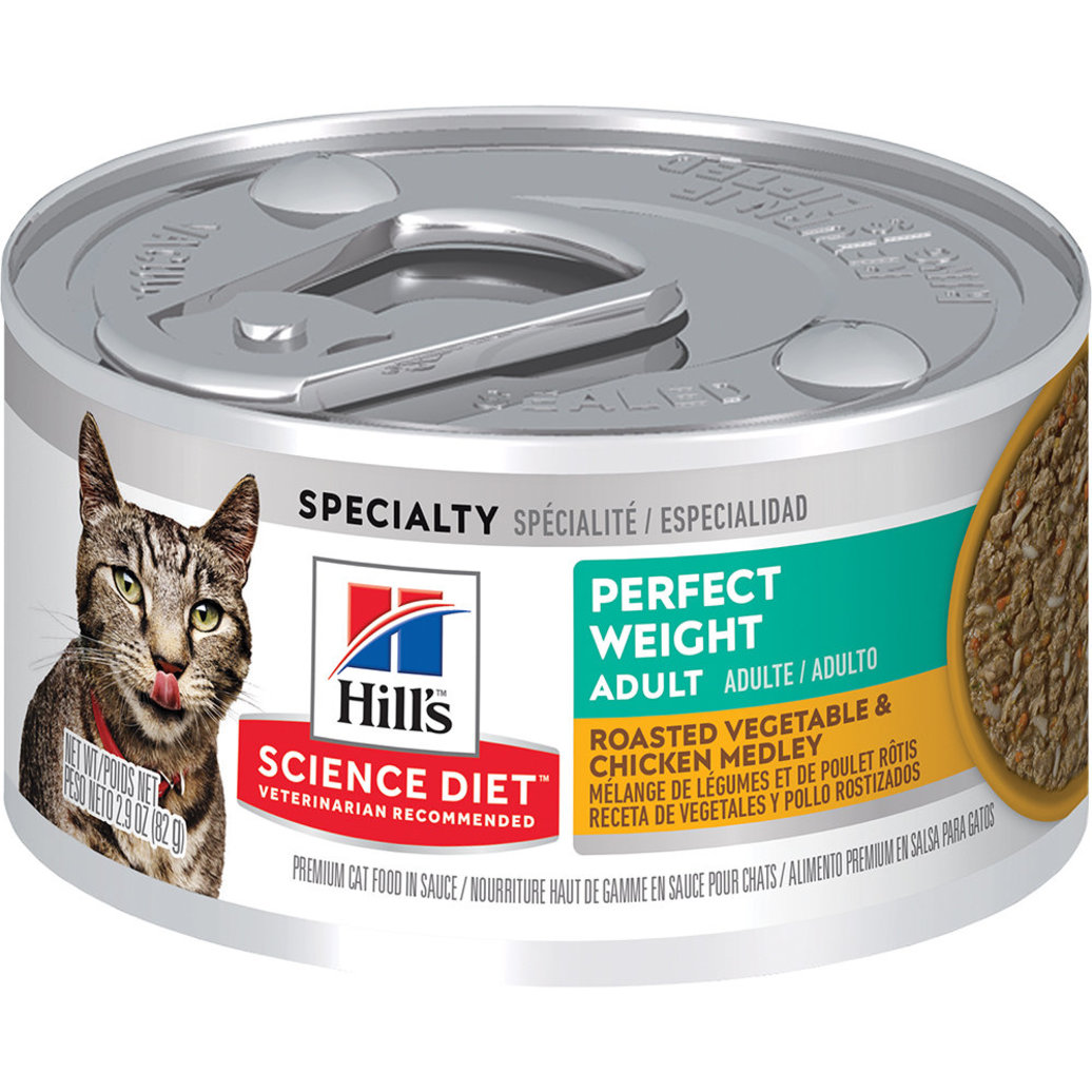 View larger image of Perfect Weight Roasted Vegetable and Chicken Medley Canned Cat Food for healthy weight