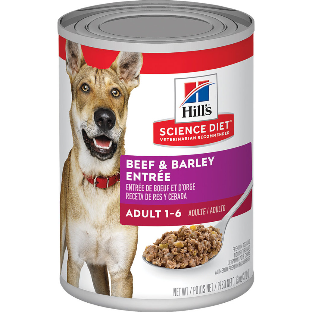 View larger image of Adult Beef & Barley Canned Dog Food, 370 g