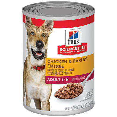 Adult Chicken & Barley Canned Dog Food, 370 g