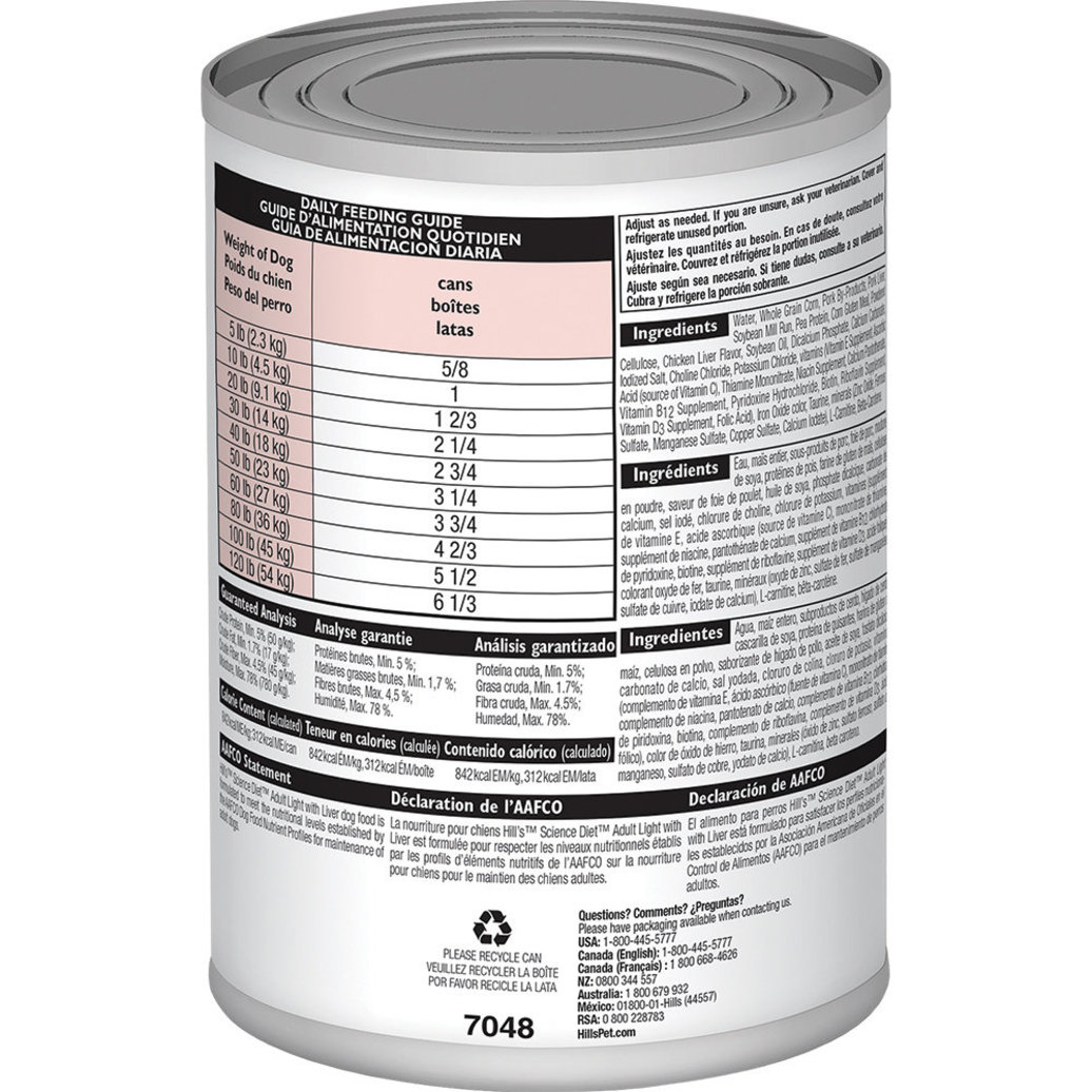View larger image of Adult Light with Liver Canned Dog Food for healthy weight and weight management