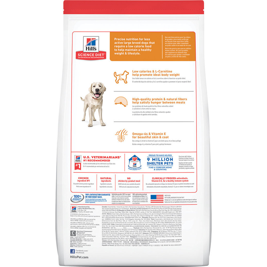 View larger image of Adult Light Large Breed Chicken Meal & Barley Dry Dog Food for healthy weight