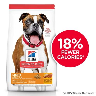 Adult Light with Chicken Meal & Barley Dry Dog Food for healthy weight management