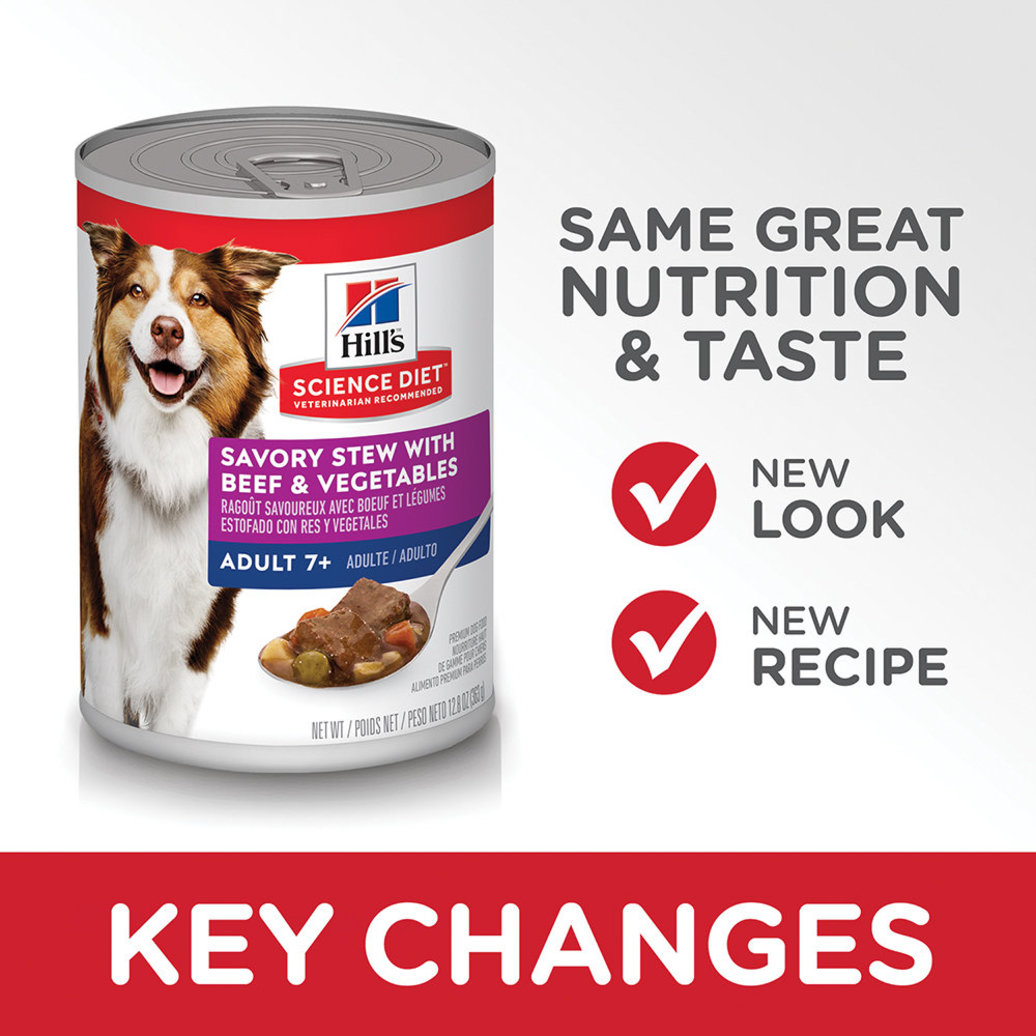 View larger image of Adult 7+ Savory Stew with Beef & Vegetables Canned Dog Food, 363 g