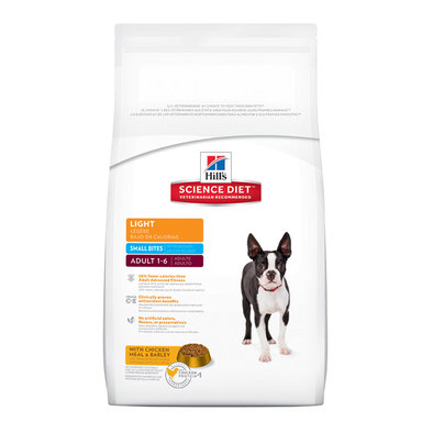 Adult Light Small Bites with Chicken Meal & Barley Dry Dog Food for healthy weight management