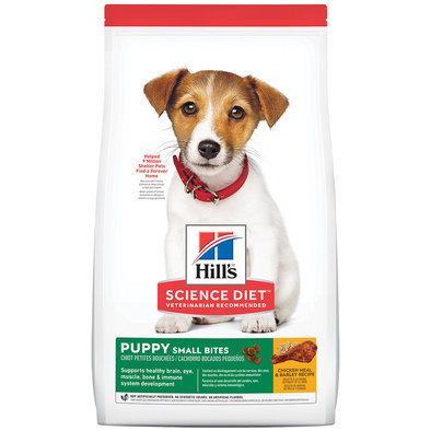 Puppy Small Bites Chicken Meal & Barley Recipe Dry Dog Food