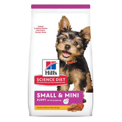 Science Diet, Small & Mini Puppy Chicken & Brown Rice Recipe Dry Dog Food, 2.04 kg - Dry Dog Food