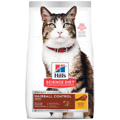 Adult Hairball Control Chicken Recipe Dry Cat Food