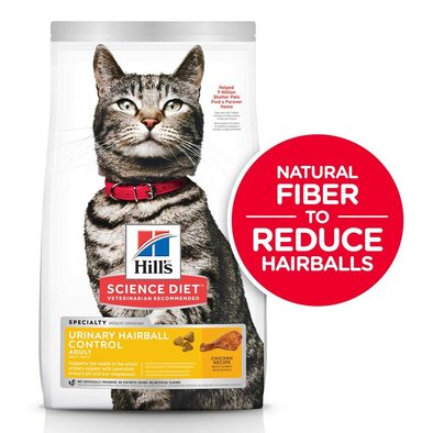 Adult Urinary & Hairball Control Chicken Recipe Dry Cat Food