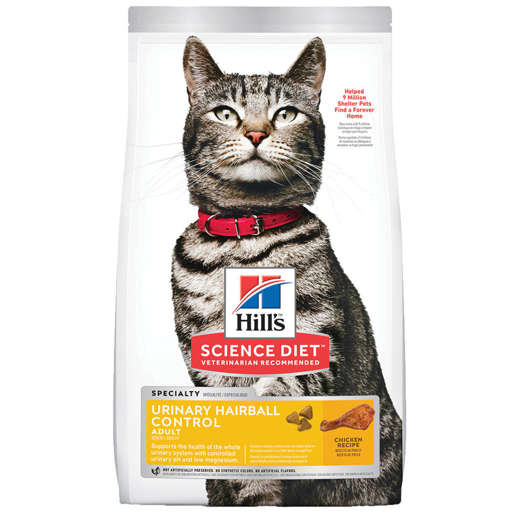 View larger image of Adult Urinary & Hairball Control Chicken Recipe Dry Cat Food