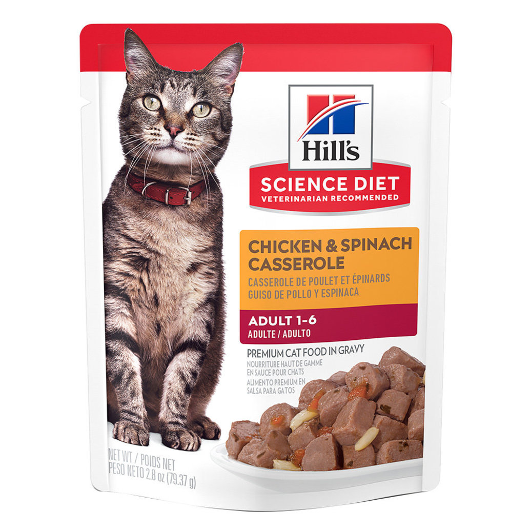 View larger image of Science Diet, Adult Chicken & Spinach Casserole Wet Cat Food - 80 g - Wet Cat Food