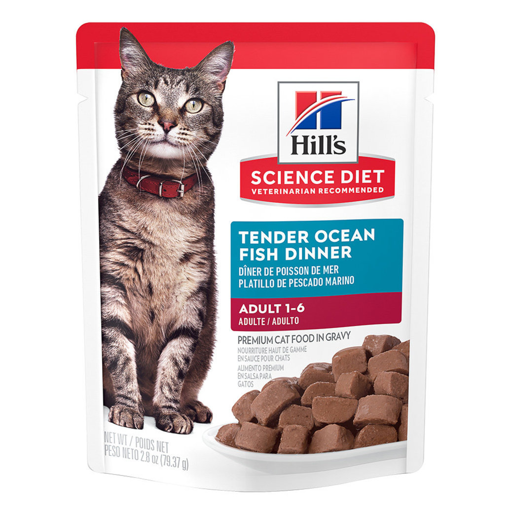 View larger image of Science Diet, Adult Tender Ocean Fish Dinner Wet Cat Food - 80 g - Wet Cat Food
