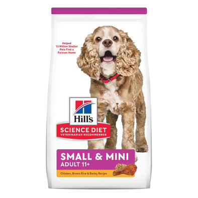 Adult 11+ Small Paws Chicken Meal, Barley & Brown Rice Recipe Dry Dog Food