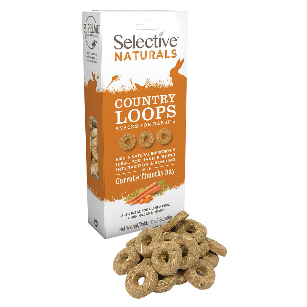 View larger image of Science Selective, Country Loops Rabbit Treats - 80 g