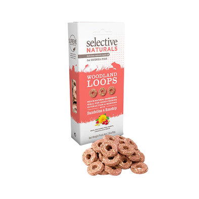 Science Selective, Woodland Loops Guinea Pig Treats - 80 g