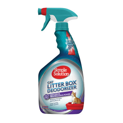 Simple Solution, Cat Litter Box Deodorizer Spray - 32 oz