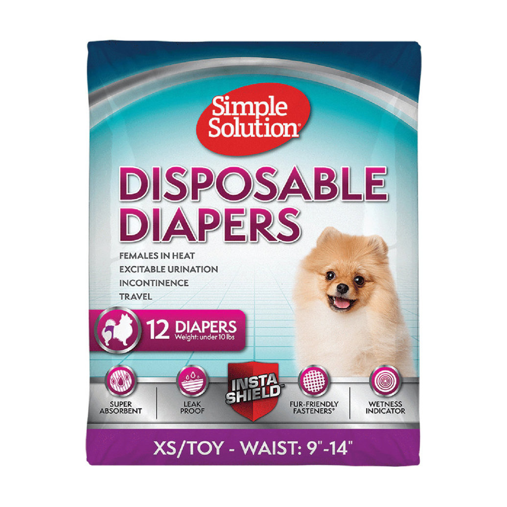 View larger image of Simple Solution, Disposable Diapers - 12 Pk - X-Small