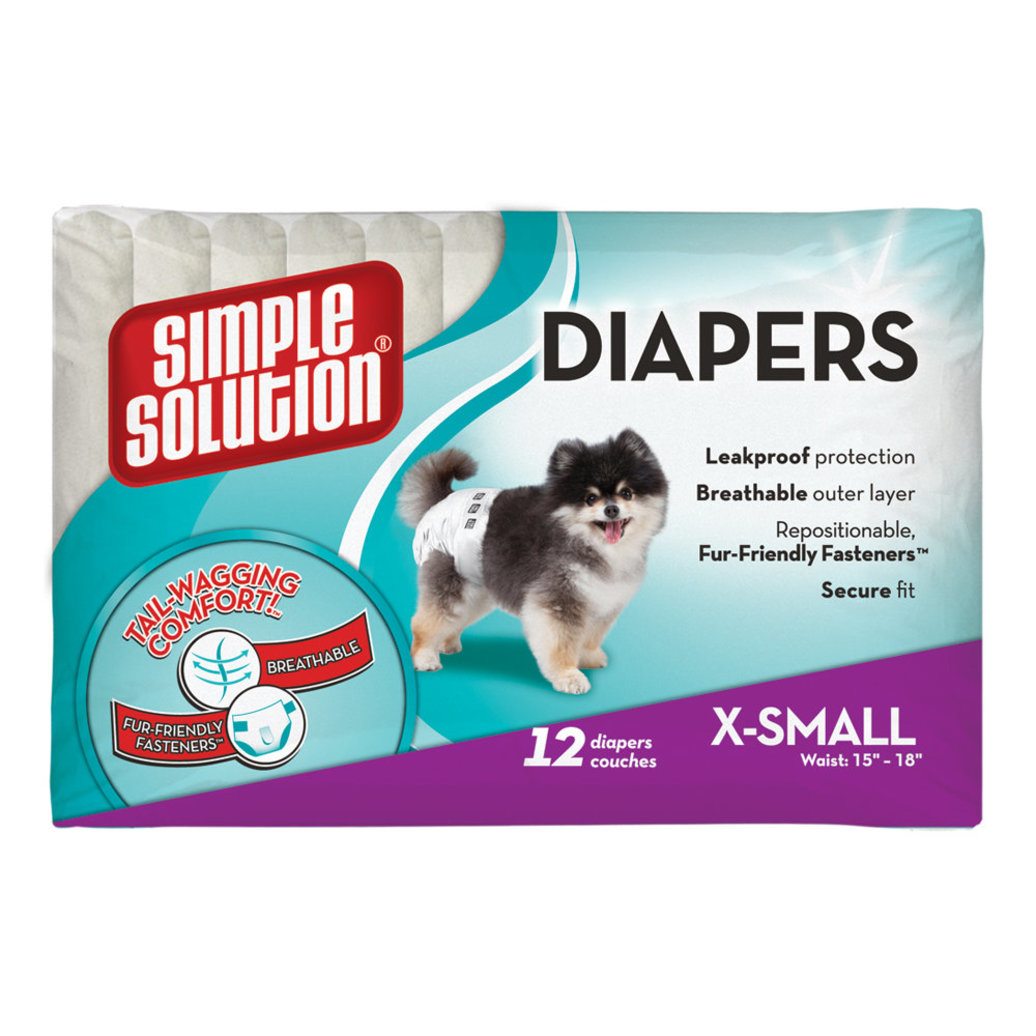 View larger image of Simple Solution, Disposable Diapers - 12 Pk