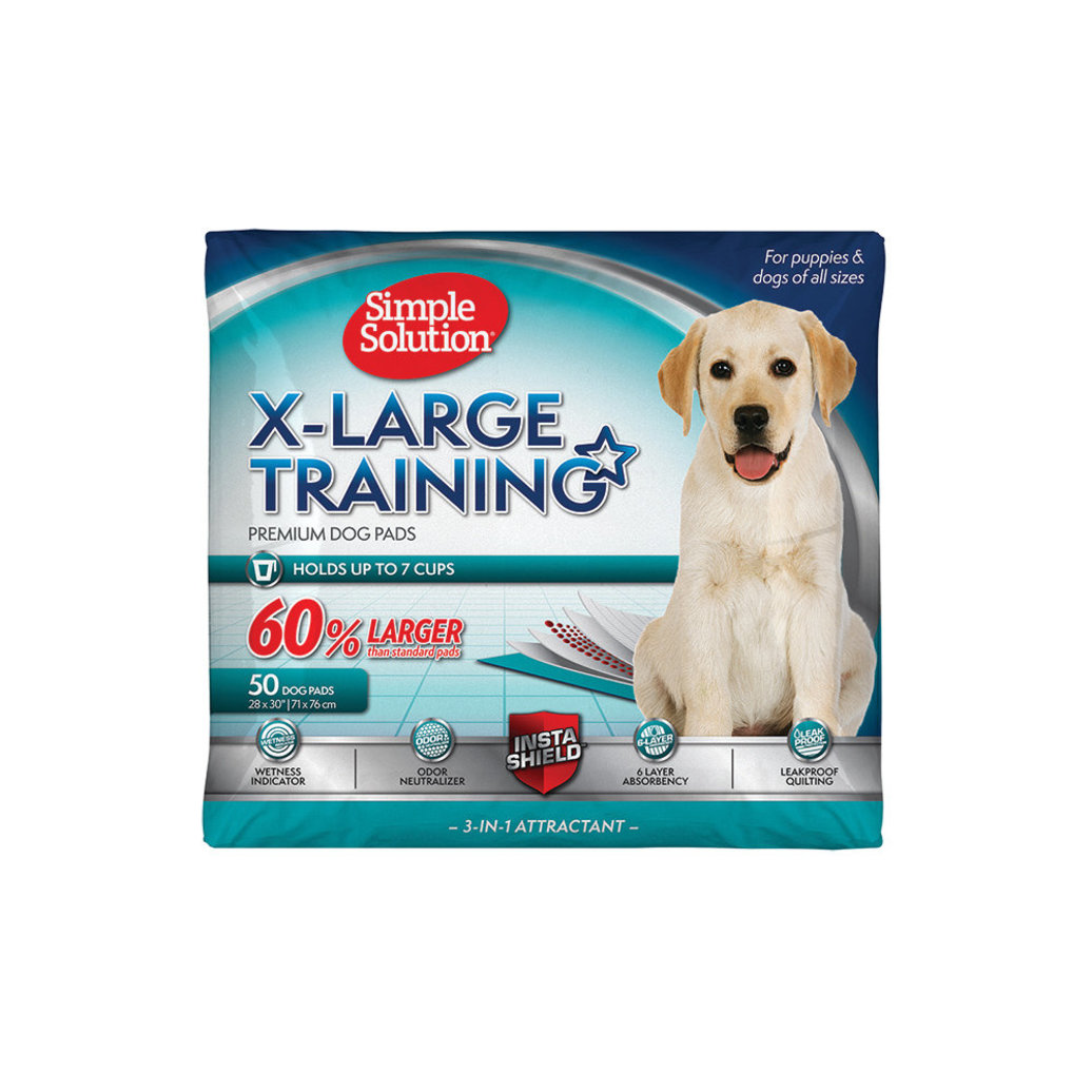 View larger image of Simple Solution, Training Puppy Pads - 50 Pk - X-Large