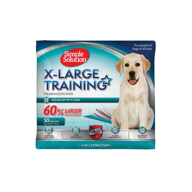 Simple Solution, Training Puppy Pads - 50 Pk - X-Large