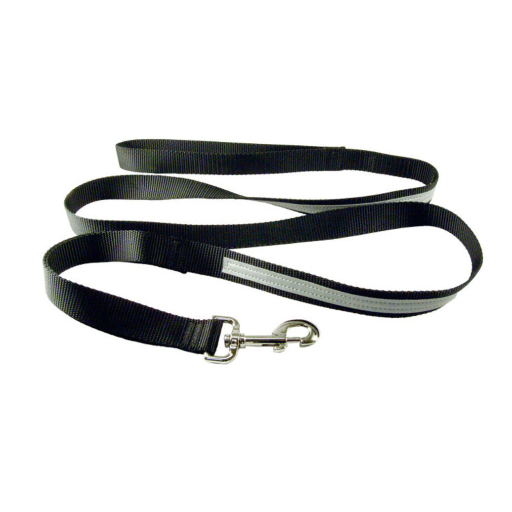 View larger image of Regular Style Reflective Lead - Black - 1" Width - 6'