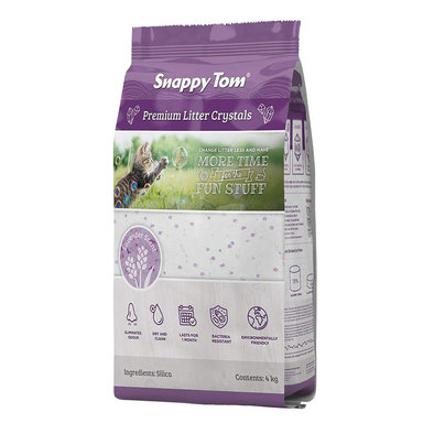 Snappy Tom, Crystal Cat Litter - Lavender - 4 kg