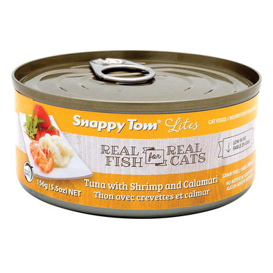 Snappy Tom, Lites - Tuna w/Shrimp&Calamari - 156g
