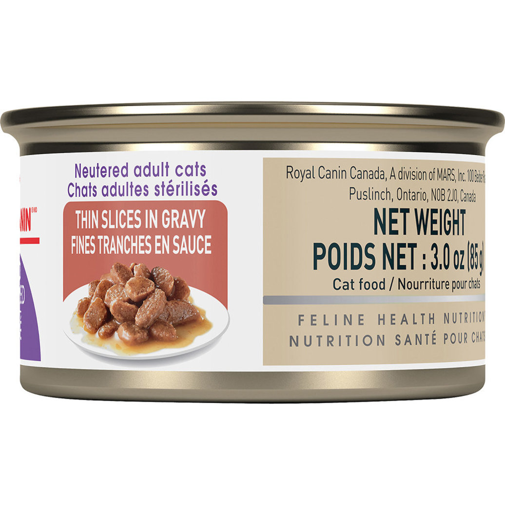 View larger image of Can, Feline Spayed Neutered - Thin Slices - 85 g