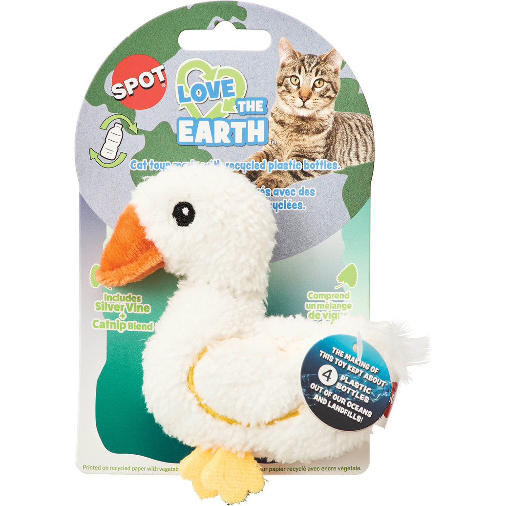 View larger image of SPOT, Love the Earth, Barnyard Bird - Asst 4" - Chase Cat Toy