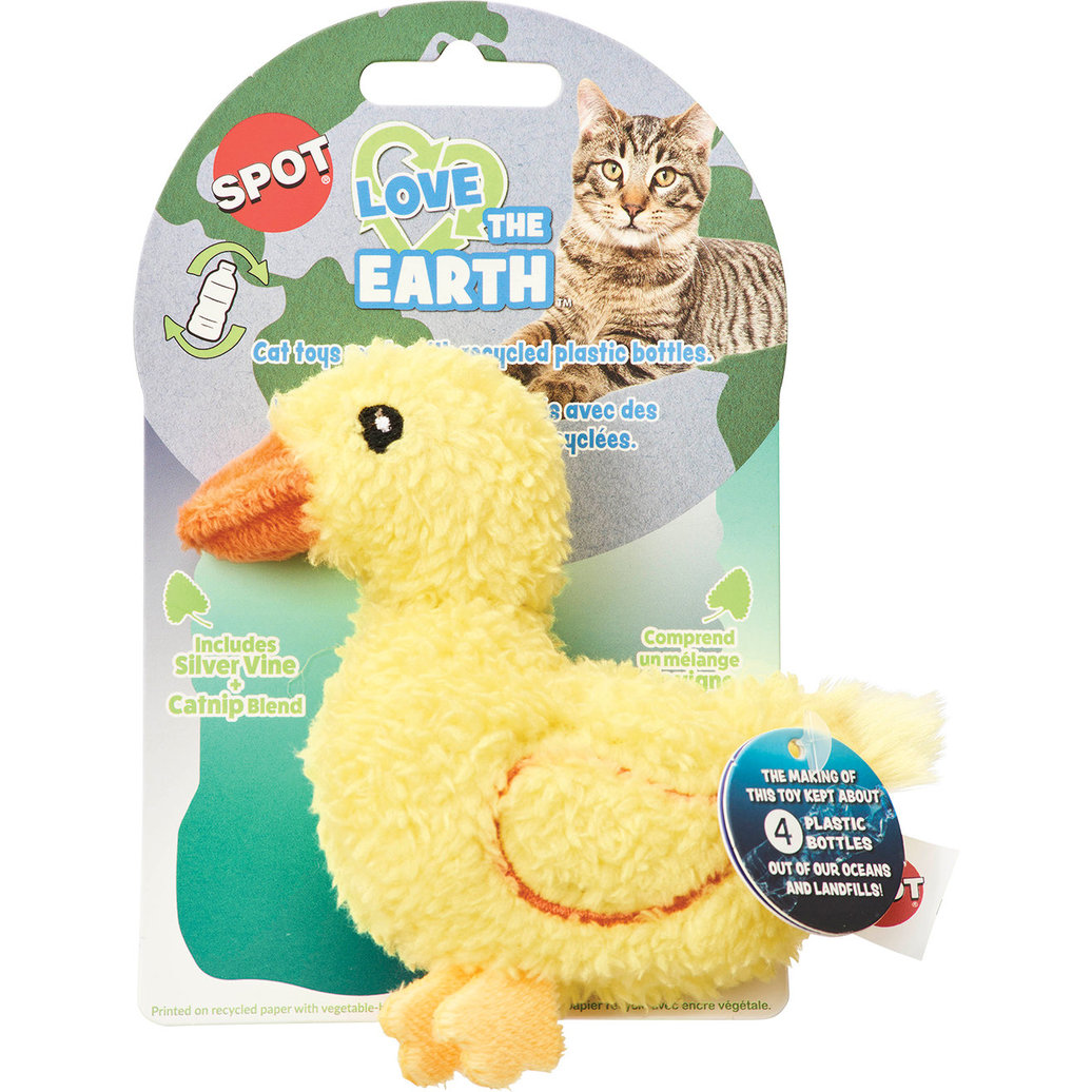 View larger image of SPOT, Love the Earth, Barnyard Bird - Asst 4" - Chase Cat Toy