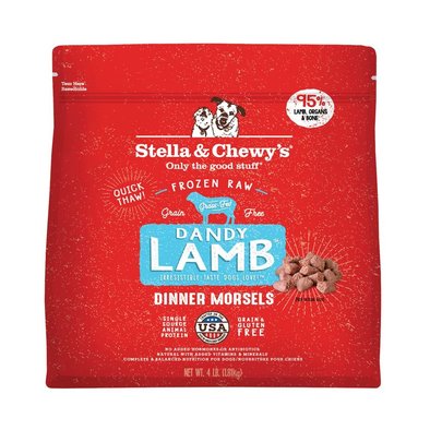 Stella & Chewy's, Dog Frozen Raw, Dandy Lamb Dinner Morsels - 1.81 kg