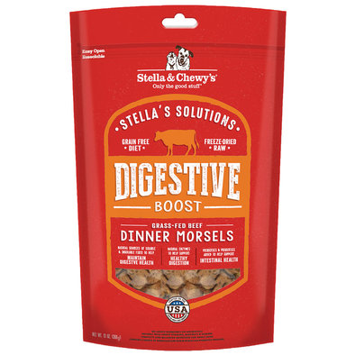 Stella & Chewy's, Dog Freeze-Dried Raw Stella's Solutions, Digestive Boost Dinner Morsels - 368 g