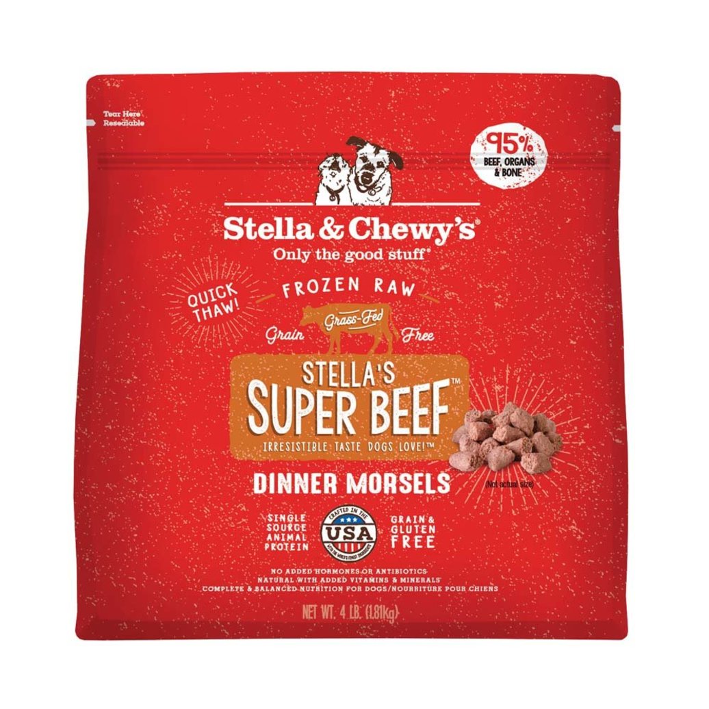 View larger image of Stella & Chewy's, Dog Frozen Raw, Stella's Super Beef Dinner Morsels - 1.81 kg