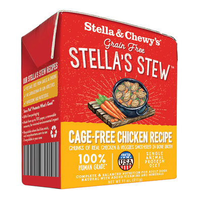 Stella & Chewy's, Dog Stella's Stew, Cage Free Chicken Recipe - 312 g