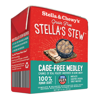 Stella & Chewy's, Dog Stella's Stew, Cage Free Medley - 312 g