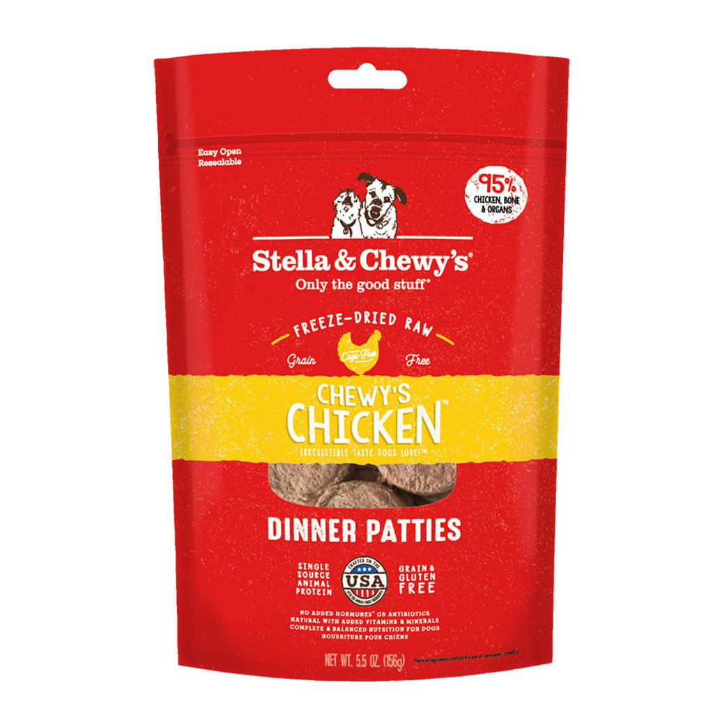 View larger image of Stella & Chewy's, Dog Freeze-Dried Raw, Chewy's Chicken Dinner Patties