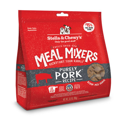 Dog Freeze-Dried Raw, Purely Pork Meal Mixers