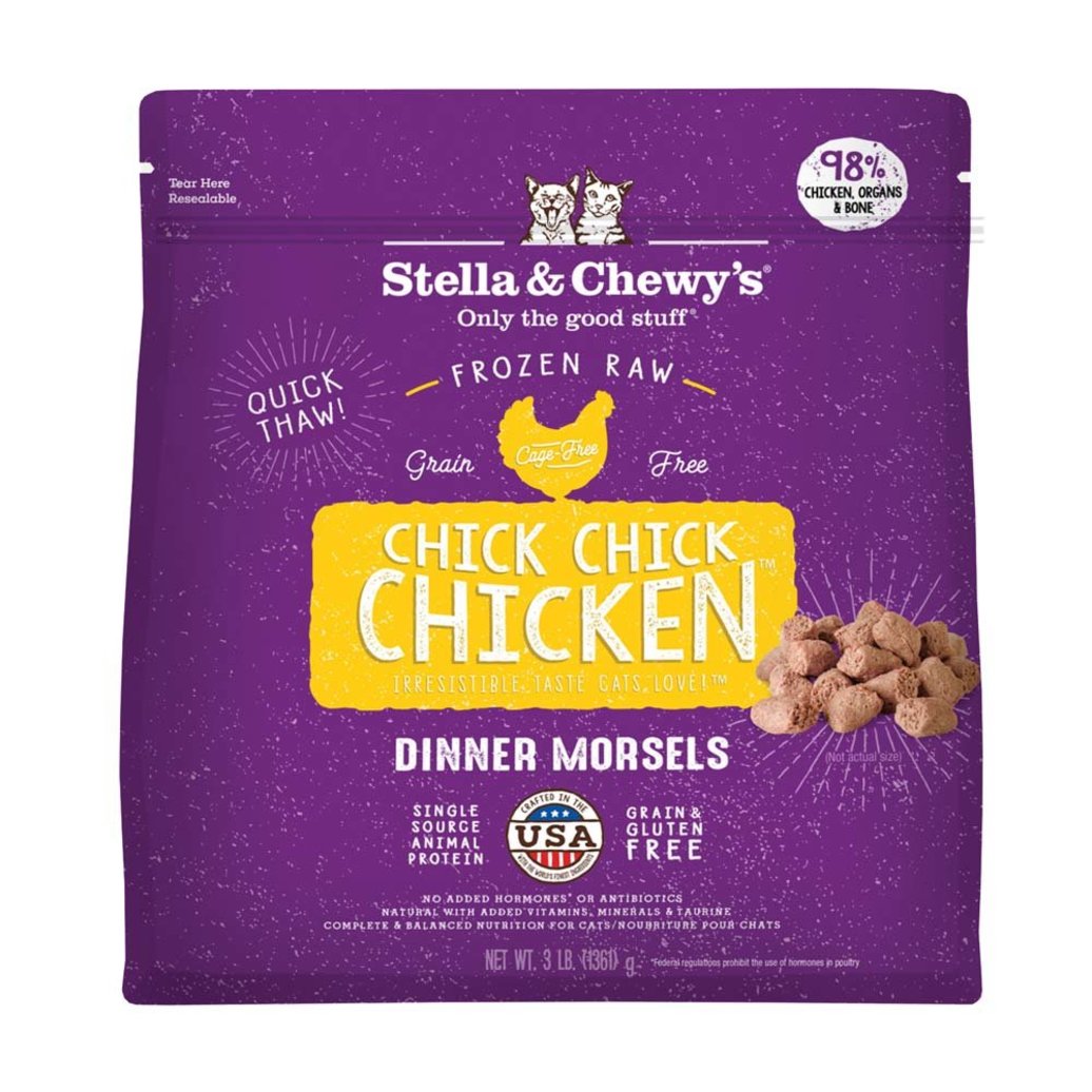 View larger image of Stella & Chewy's, Cat Frozen Raw, Chick Chick Chicken Morsels