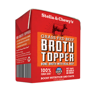 Stella & Chewy's, Broth Topper, Grass Fed Beef - 312 g